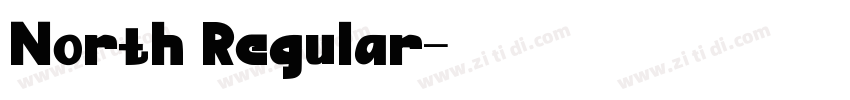North Regular字体转换 North Regular字体转换